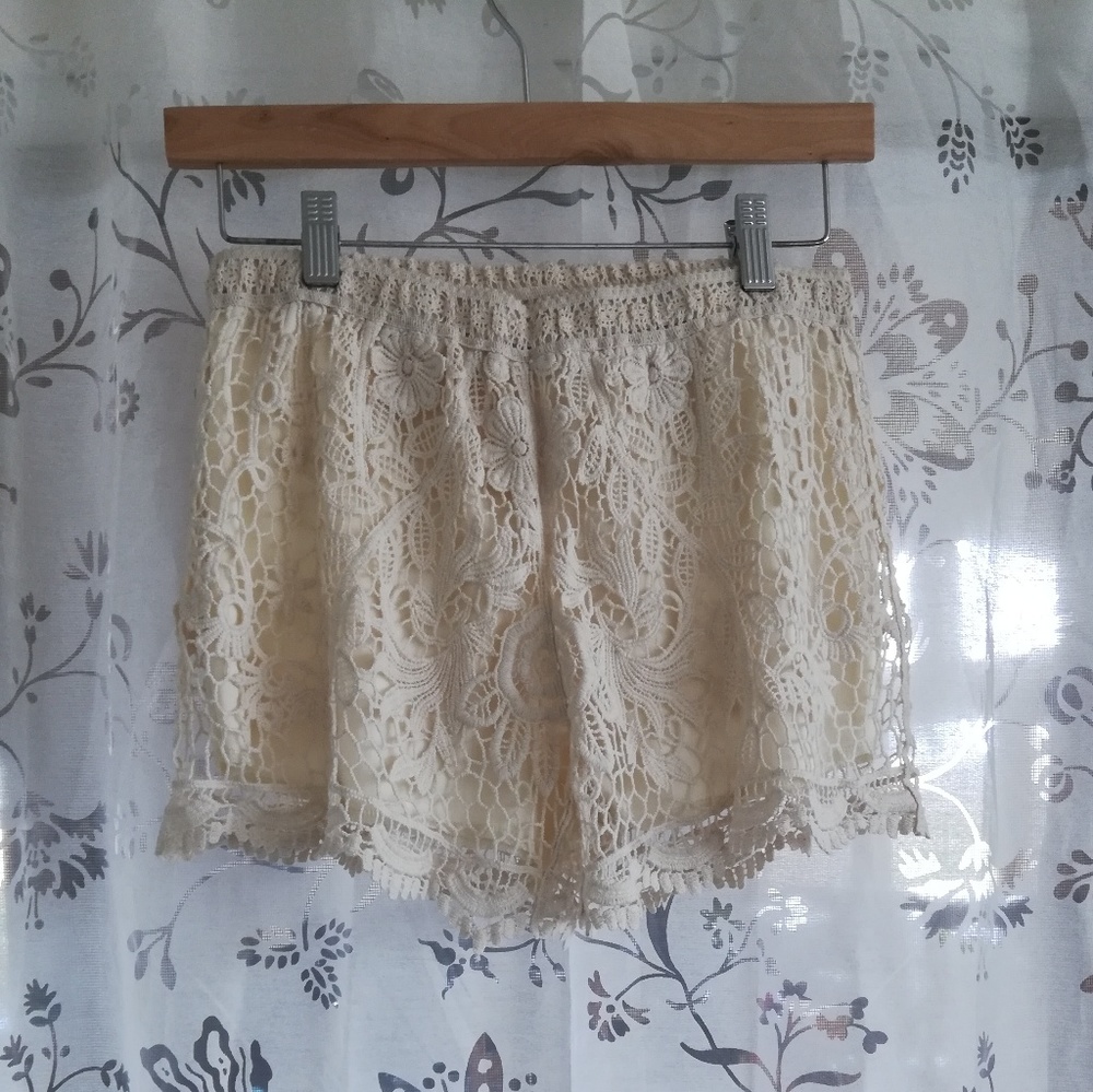 Off White Lacey Shorts